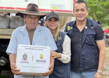 Alcaldía de Paz de Ariporo, entrego ayudas humanitarias a familias damnificadas por ola invernal