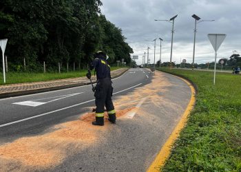 #Atención: Emergencia vial por derrame de hidrocarburos en la Marginal del Llano
