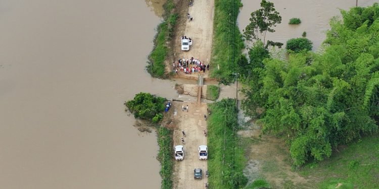 Secretario de Gobierno y Seguridad lidera visita a Arauquita por emergencia invernal