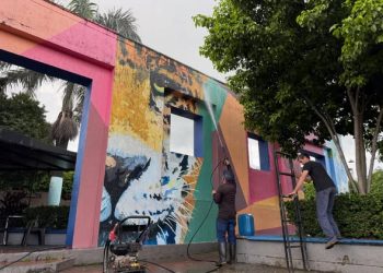 Próximamente, nuevos colores para nuestro mural en el Parque Comercial La Herradura