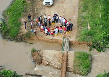 Secretario de Gobierno y Seguridad lidera visita a Arauquita por emergencia invernal