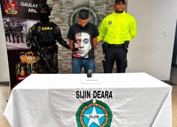 Operativo de la fuerza pública permite la captura exitosa de un integrante GAOR de las farc