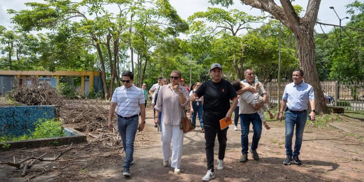Gobernación de Arauca y actores institucionales impulsan recuperación del Parque de los Mártires