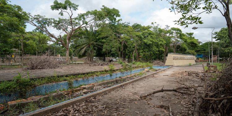 Gobernación de Arauca y actores institucionales impulsan recuperación del Parque de los Mártires