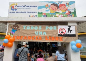 Comfacasanare fortalece la prevención del trabajo infantil con campaña de sensibilización en Comuna II