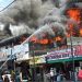 Bomberos de Yopal dejan su rutina para atender incendio en el centro de la ciudad
