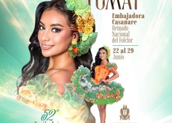 Mariángel Tumay representará a Casanare en el Festival Folclórico Colombiano