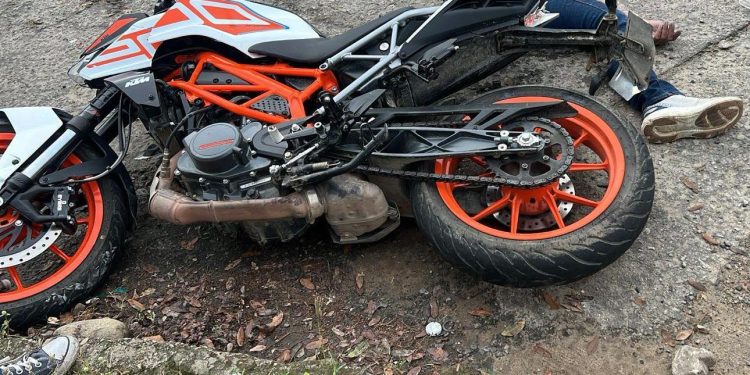 Murió joven motociclista que en la mañana de hoy colisionó con otro automotor