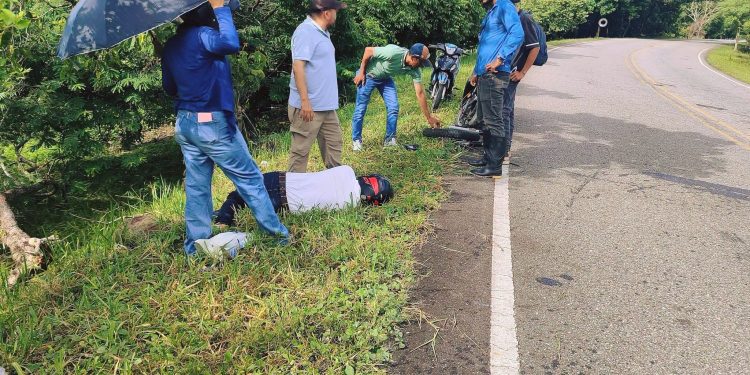 Motociclista resulta herido tras accidente en la vía Hato Corozal – Paz de Ariporo
