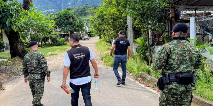 Presencia institucional fortalece la seguridad en El Charte y La Guafilla