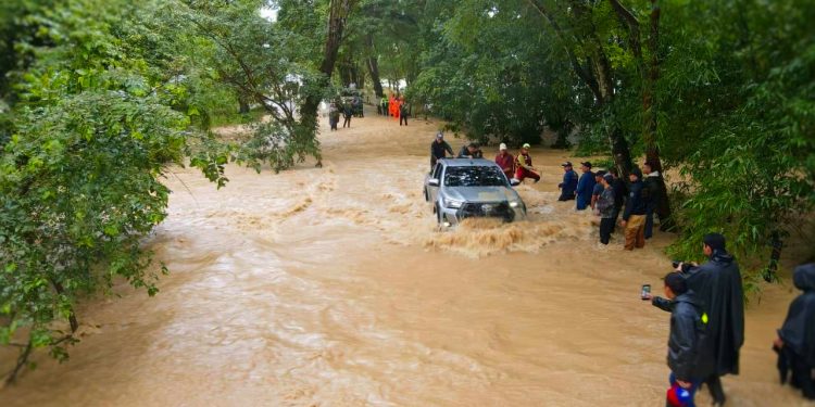 #SOSNunchía: Fuertes lluvias provocan desbordamiento del río Tocaría y afectan a familias en la vereda El Pretexto