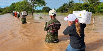 A Trinidad también llegaron las ayudas humanitarias por emergencia invernal
