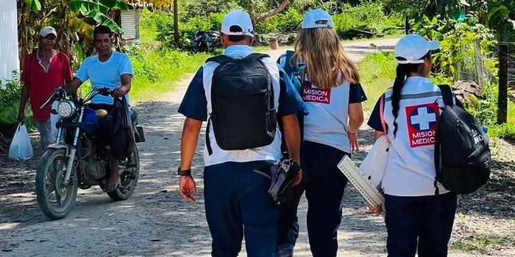 Brigadas de salud llegan a la vereda Todos los Santos en Arauca