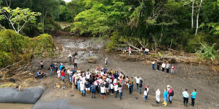 Vía a San Pascual y Barbillal sufre afectación tras creciente del río Cravo Sur