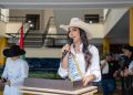 Reina del Cacao Kelly Carrillo Rey acompañó al gobernador Renson Martínez Prada