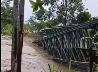 Colapsa puente militar en la Vía de La Soberanía y deja incomunicado a Arauca con los Santanderes