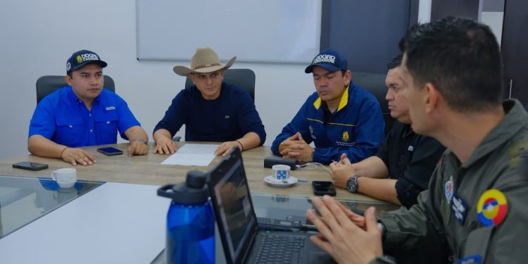 Gobernador Zorro se pone al frente de la emergencia en Nunchía