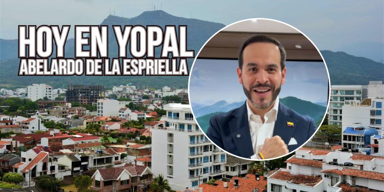 El presidente electo Abelardo de la Espriella llega a la Cámara de Comercio de Casanare