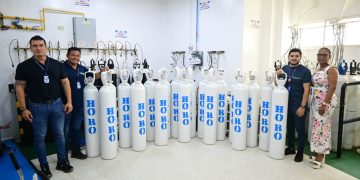 El HORO recibe más respaldo con la donación de 20 cilindros de oxígeno medicinal