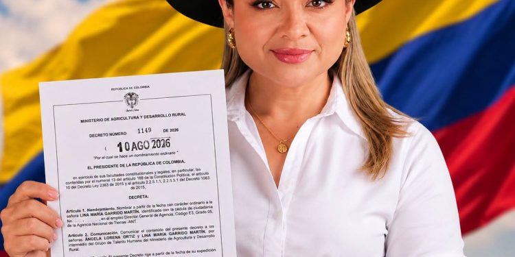 Lina María Garrido directora de la Agencia Nacional de Tierras