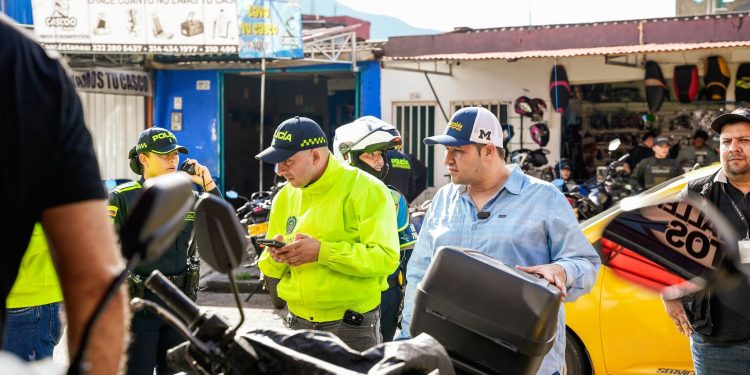 Alcaldía de Yopal realiza controles en diferente puntos de la ciudad para combatir el hurto de motocicletas