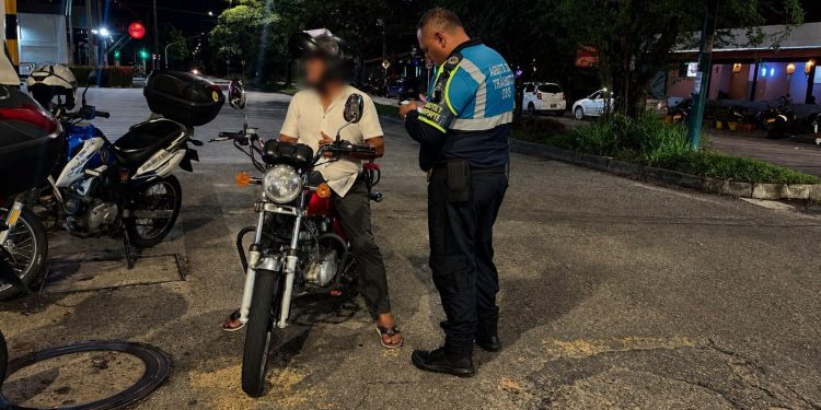 Más de 80 motos inmovilizadas el fin de semana en controles de tránsito