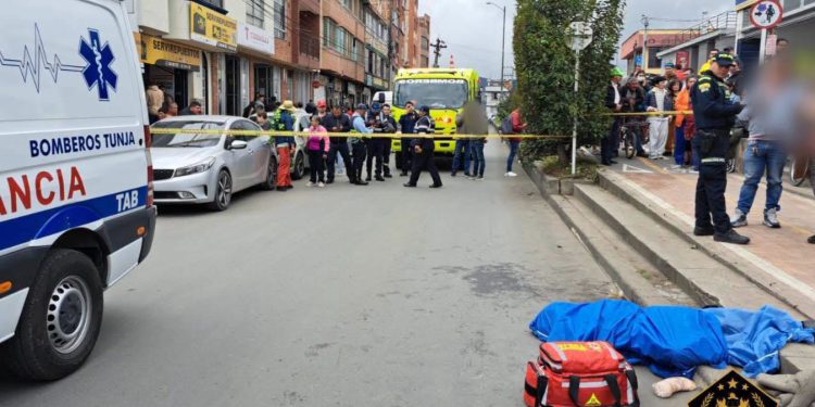 Adulto mayor muere tras ser atropellado en Tunja