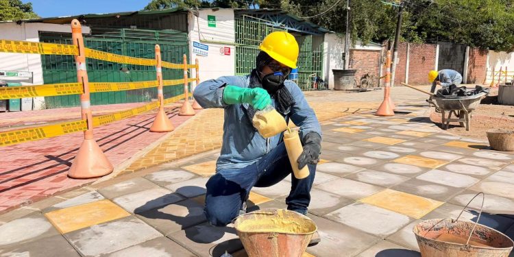 En Arauca: Avanzan las obras de modernización Carrera 19: ejecución alcanza el 78%