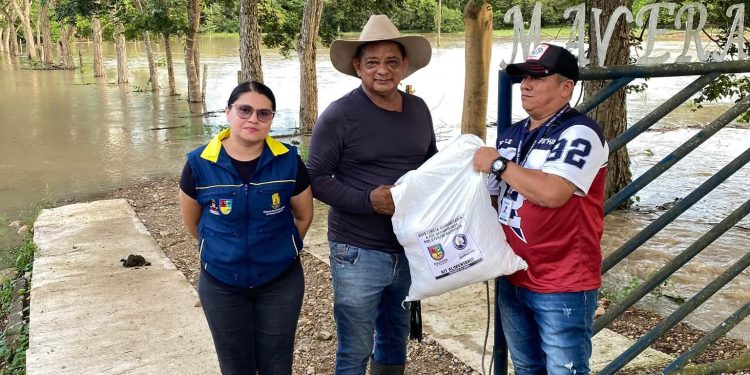 La Alcaldía de Aguazul ya está con las familias afectadas por las lluvias