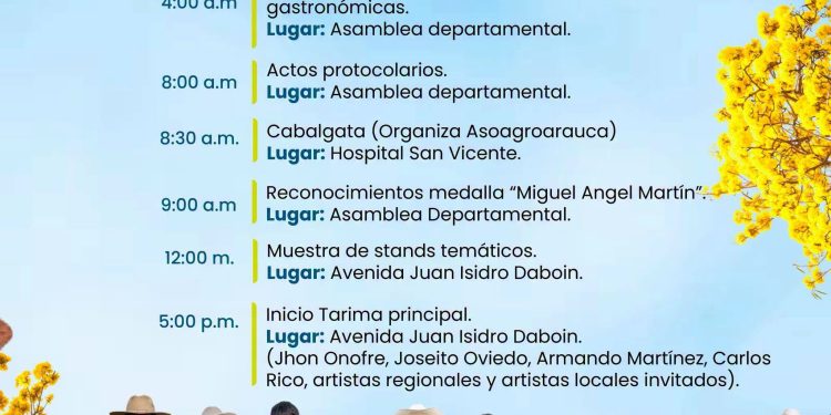 Arauca se prepara para celebrar 24 años del día departamental del llanero