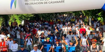 Así se vive el Ciclopaseo con el Instituto Técnico Ambiental San Mateo en el Día sin Moto y sin Carro