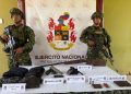 Ejército ubica depósito ilegal con armas y explosivos en Cumaribo, Vichada