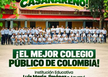 La I.E. Luis María Jiménez ocupa el primer lugar en el ranking nacional de instituciones oficiales