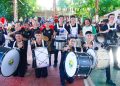 Con una batalla de bastones y percusión culminó el V Festival Nacional de Bandas Marciales en Morichal